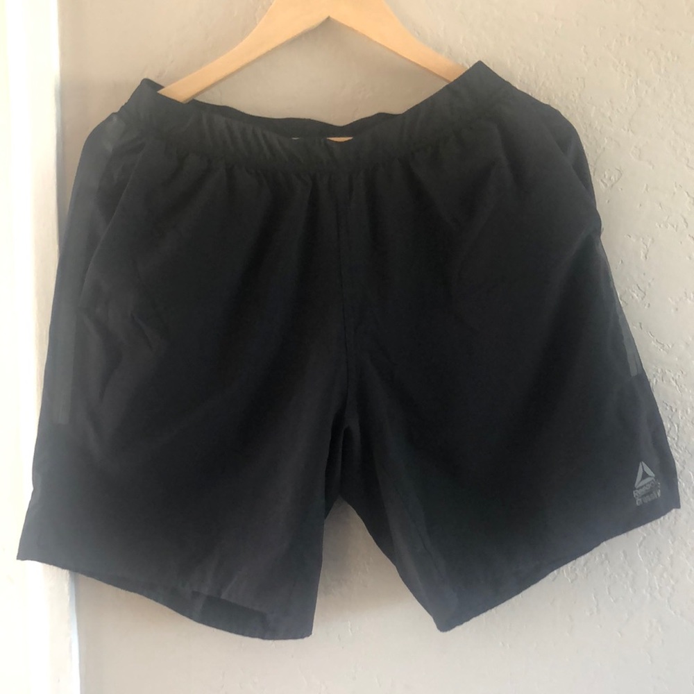 Men’s Classic Black Reebok Athletic Shorts